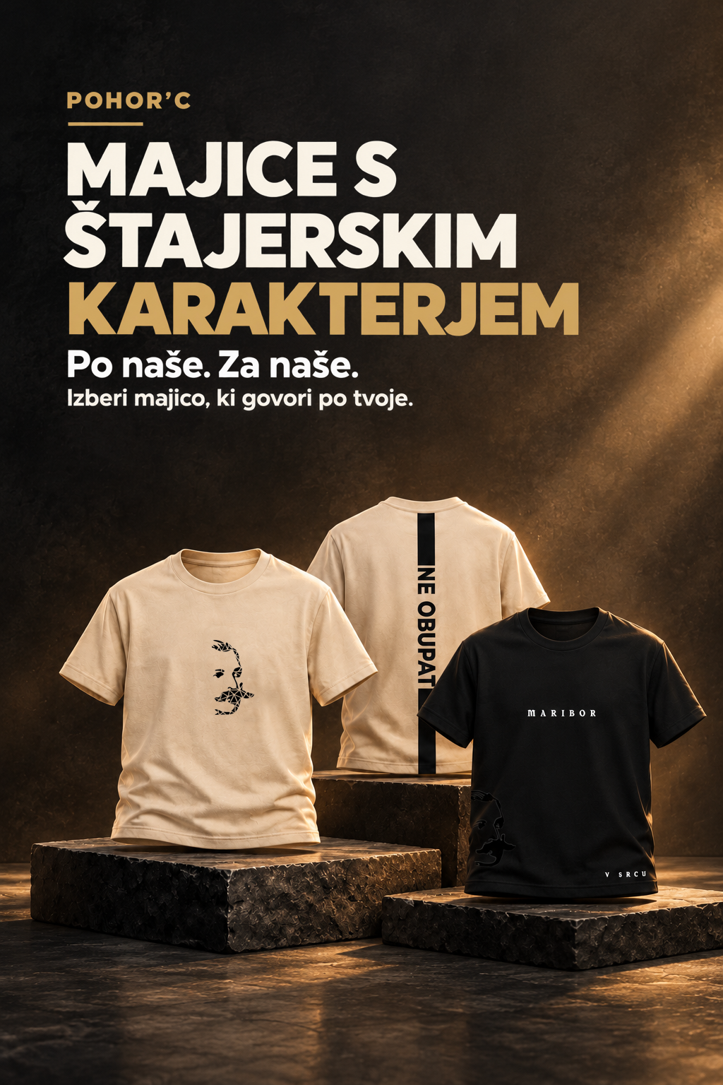 Tisk po naročilu pri Pohor’cu – unikatne majice, leseni izdelki in personalizirana darila